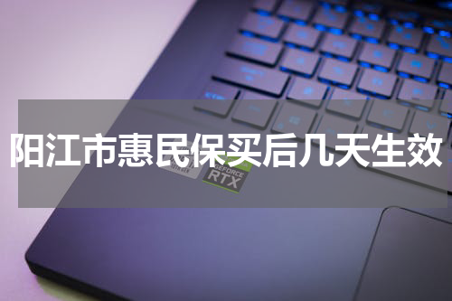 阳江市惠民保买后几天生效