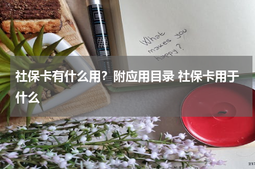 社保卡有什么用？附应用目录 社保卡用于什么