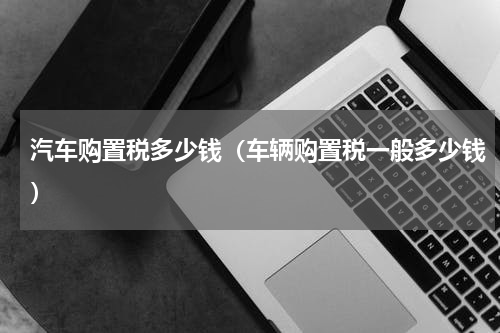 汽车购置税多少钱（车辆购置税一般多少钱）
