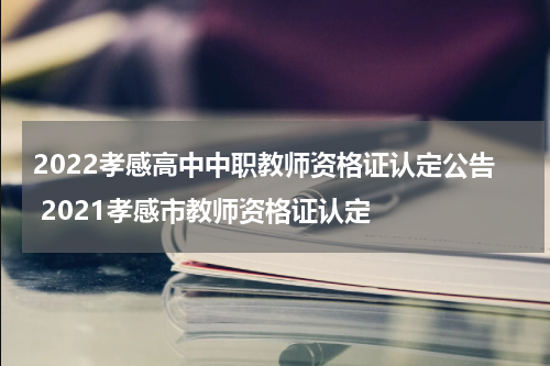 2022孝感高中中职教师资格证认定公告 2021孝感市教师资格证认定