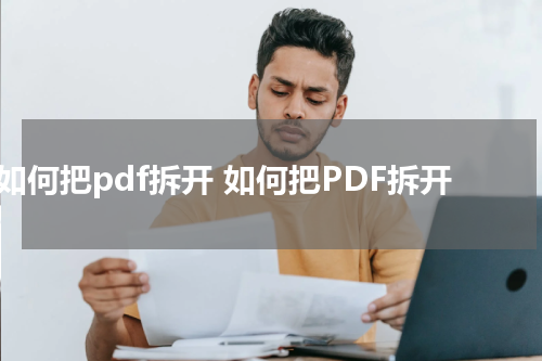 如何把pdf拆开 如何把PDF拆开