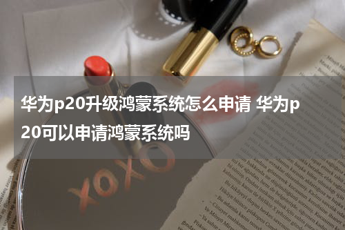 华为p20升级鸿蒙系统怎么申请 华为p20可以申请鸿蒙系统吗