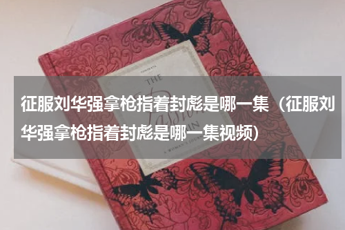 征服刘华强拿枪指着封彪是哪一集（征服刘华强拿枪指着封彪是哪一集视频）