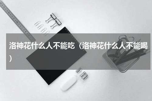 洛神花什么人不能吃（洛神花什么人不能喝）