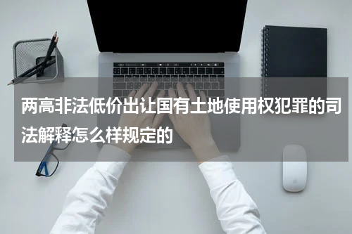 两高非法低价出让国有土地使用权犯罪的司法解释怎么样规定的