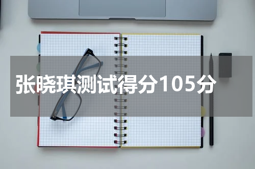 张晓琪测试得分105分
