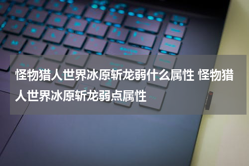 怪物猎人世界冰原斩龙弱什么属性 怪物猎人世界冰原斩龙弱点属性