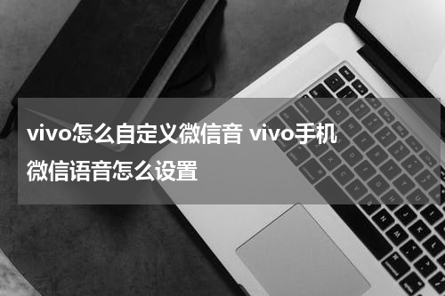 vivo怎么自定义微信音 vivo手机微信语音怎么设置