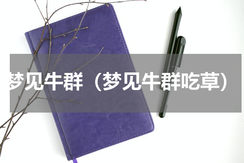 梦见牛群（梦见牛群吃草）