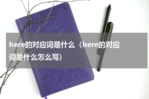 here的对应词是什么（here的对应词是什么怎么写）