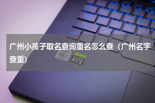 广州小孩子取名查询重名怎么查（广州名字查重）