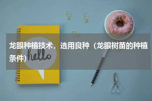 龙眼种植技术，选用良种（龙眼树苗的种植条件）