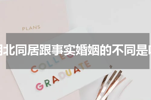 湖北同居跟事实婚姻的不同是啥