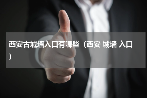 西安古城墙入口有哪些（西安 城墙 入口）