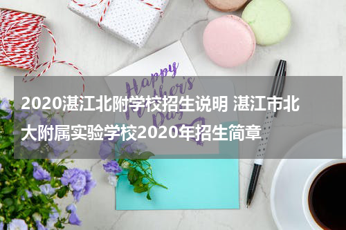 2020湛江北附学校招生说明 湛江市北大附属实验学校2020年招生简章