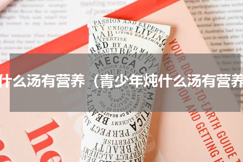 炖什么汤有营养（青少年炖什么汤有营养）