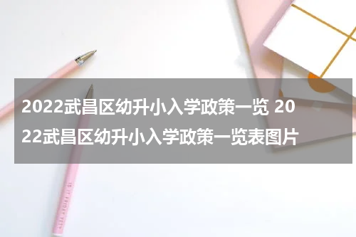 2022武昌区幼升小入学政策一览 2022武昌区幼升小入学政策一览表图片