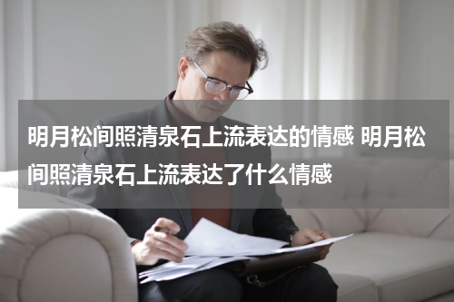 明月松间照清泉石上流表达的情感 明月松间照清泉石上流表达了什么情感