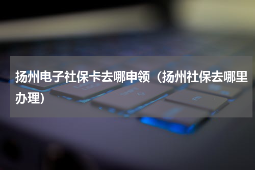扬州电子社保卡去哪申领（扬州社保去哪里办理）