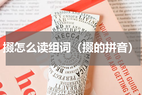 掇怎么读组词（掇的拼音）