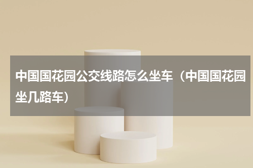 中国国花园公交线路怎么坐车（中国国花园坐几路车）