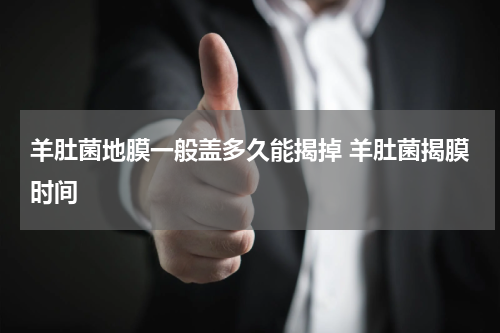 羊肚菌地膜一般盖多久能揭掉 羊肚菌揭膜时间