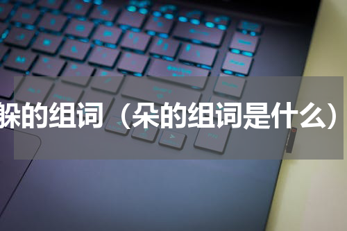 躲的组词（朵的组词是什么）