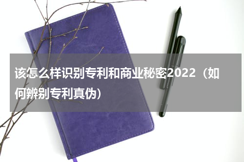 该怎么样识别专利和商业秘密2022（如何辨别专利真伪）