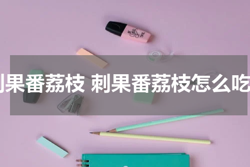 刺果番荔枝 刺果番荔枝怎么吃