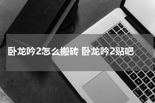 卧龙吟2怎么搬砖 卧龙吟2贴吧
