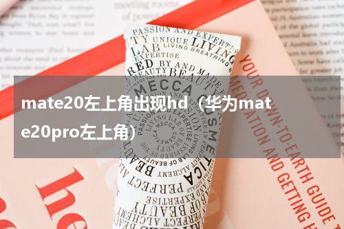 mate20左上角出现hd（华为mate20pro左上角）