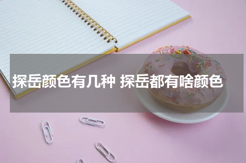 探岳颜色有几种 探岳都有啥颜色