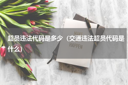 超员违法代码是多少（交通违法超员代码是什么）