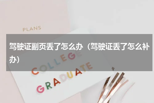驾驶证副页丢了怎么办（驾驶证丢了怎么补办）