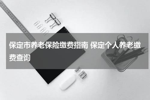 保定市养老保险缴费指南 保定个人养老缴费查询