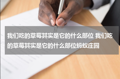 我们吃的草莓其实是它的什么部位 我们吃的草莓其实是它的什么部位蚂蚁庄园