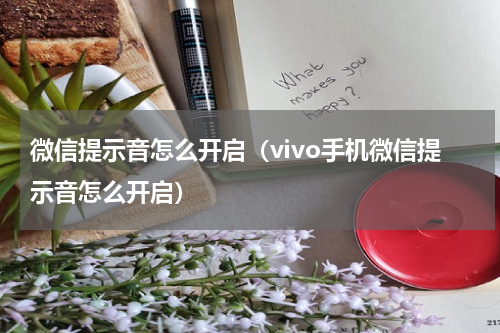 微信提示音怎么开启（vivo手机微信提示音怎么开启）