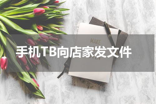 手机TB向店家发文件
