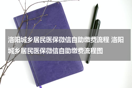 洛阳城乡居民医保微信自助缴费流程 洛阳城乡居民医保微信自助缴费流程图