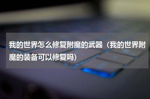 我的世界怎么修复附魔的武器（我的世界附魔的装备可以修复吗）