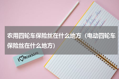 农用四轮车保险丝在什么地方（电动四轮车保险丝在什么地方）