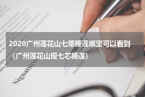 2020广州莲花山七蒂睡莲哪里可以看到（广州莲花山现七芯睡莲）