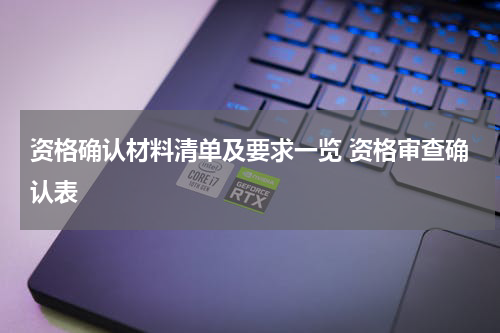 资格确认材料清单及要求一览 资格审查确认表