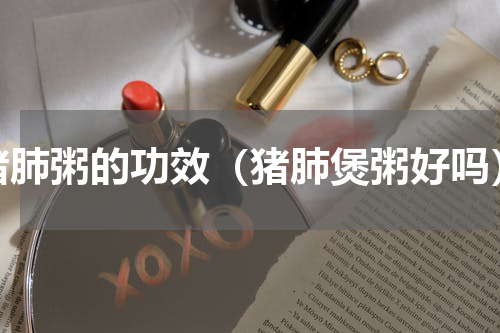 猪肺粥的功效（猪肺煲粥好吗）