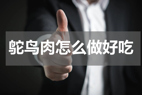 鸵鸟肉怎么做好吃
