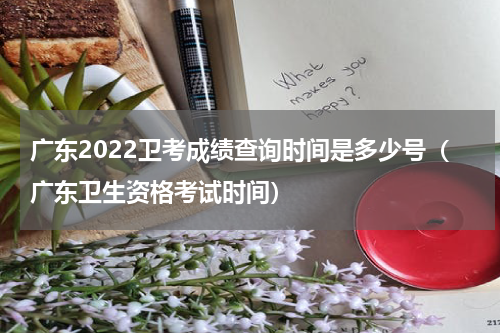 广东2022卫考成绩查询时间是多少号（广东卫生资格考试时间）