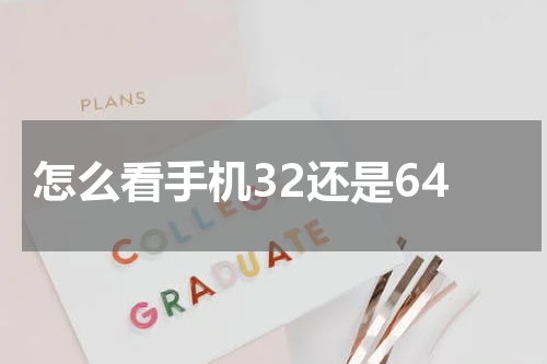 怎么看手机32还是64