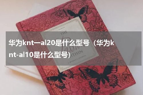 华为knt一al20是什么型号（华为knt-al10是什么型号）