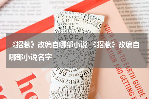 《招惹》改编自哪部小说 《招惹》改编自哪部小说名字