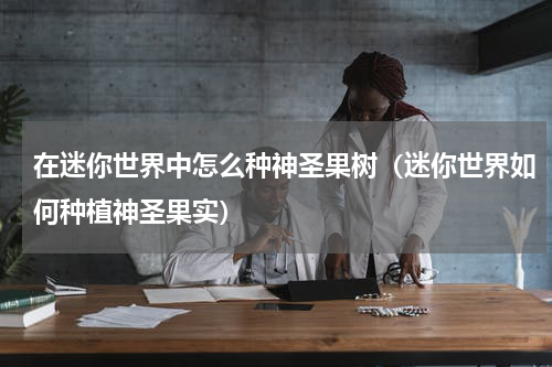 在迷你世界中怎么种神圣果树（迷你世界如何种植神圣果实）